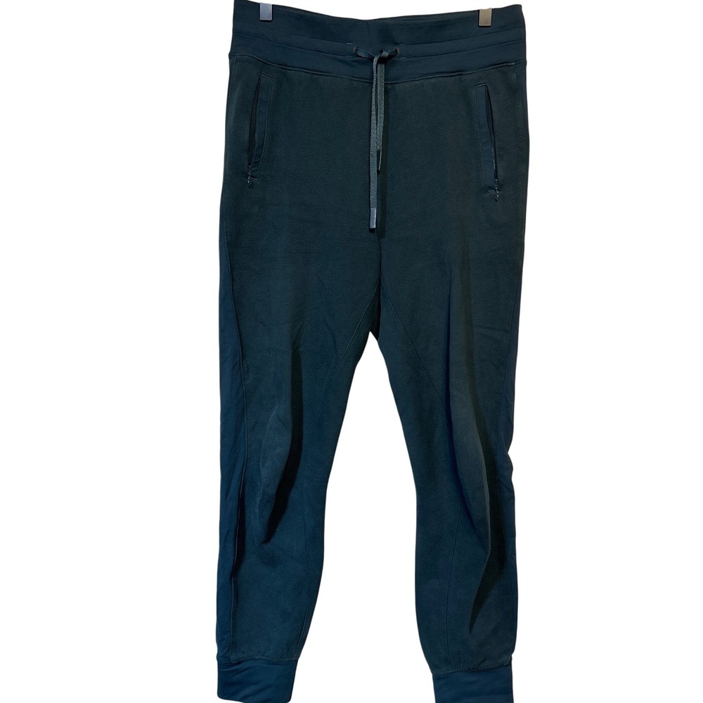Lululemon High Rise Jogger Pants Green Women's Size 6 EUC